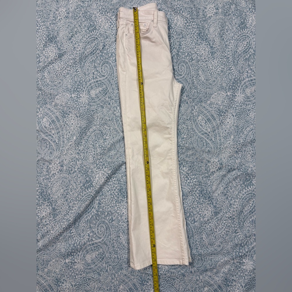 rag & bone Women's Straight Leg Jeans - Cream - Picture 5 of 11